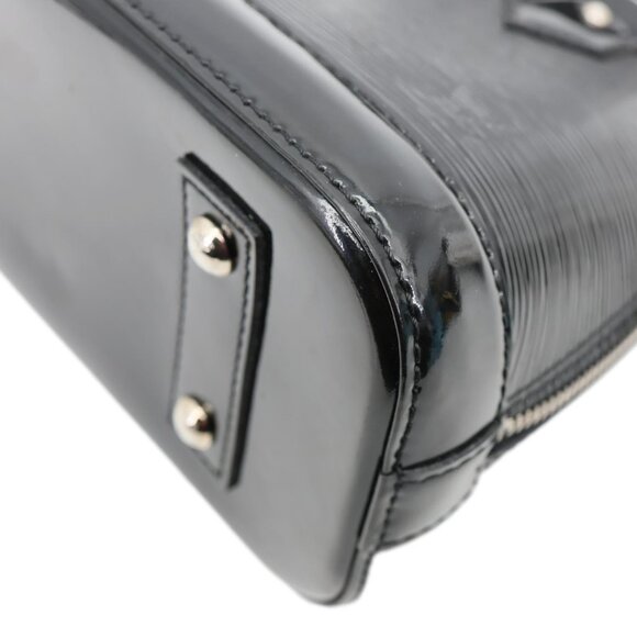 Louis Vuitton  Alma BB Electric Epi Leather Satchel Bag Black - Picture 8 of 14